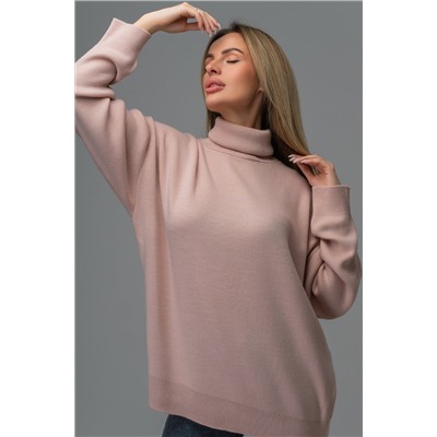 Женский свитер оверсайз с высоким воротом Happyfox