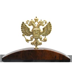 Настольный набор из обсидиана "Герб" 870*390*280мм