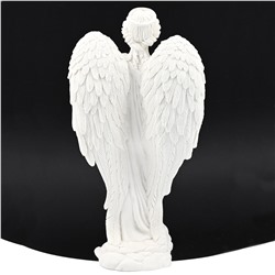 Фигурка из мрамолита "Ангел хранитель с ребёнком и мечом"  130*80*250мм