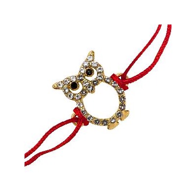 Браслет красная нить СОВА, Giftman, 1 шт.