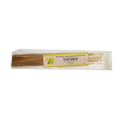 COCONUT Ramakrishna's Natural Handmade Incense Sticks (КОКОС натуральные благовония ручной работы, Рамакришна), 20 г.