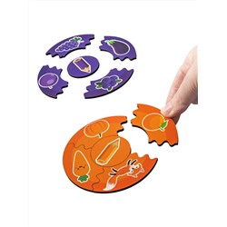 Деревянные пазлы для детей «Мои первые пазлы. Цвета» 60 элементов