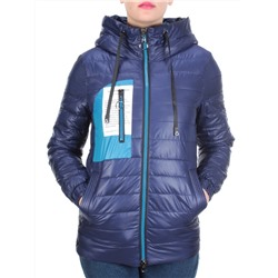 D001 DARK BLUE Куртка демисезонная женская (100 гр. синтепон) размер S (42) - 48 российский