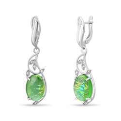 Серьги, опал рек., СПН4043