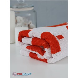 Полотенце махровое пестротканое жаккардовое 7193, Морожение С81-ЮА-7193-2