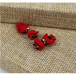 Сережки «Совы» 2 шт/(указана цена за 2 шт)