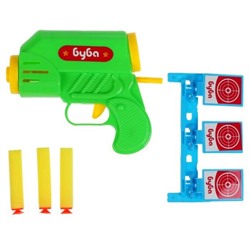 Бластер «Буба» мягкие пули, мишени