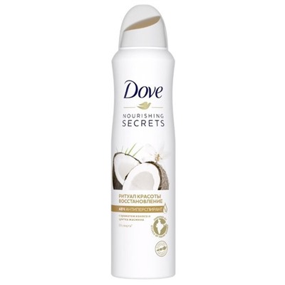 DOVE Дезодорант-спрей антиперсп. Ритуал красоты Восстановление (кокос) 150ml СКИДКА 20% (срок 09,24)