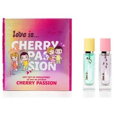 Набор LOVE IS "CHERRY PASSION" (миниатюры 2*15ml) /жен. M~