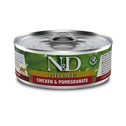 Фармина N&D Cat Prime Консервы курица и гранат, 80г АГ