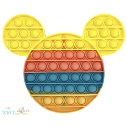 POP IT antistress Сенсорная игрушка с пузырьками МИККИ МАУС Пастель / Вечная пупырка, popit_mickey_past