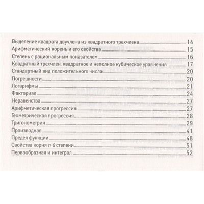 Мария Буряк: Формулы по алгебре (-36923-4)