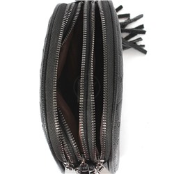 Сумка женская искусственная кожа YDR-2370-11,  3отд,  плечевой ремень,  черный 257499