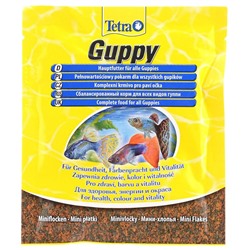 Корм для рыб Тетра Guppy для живородящих (хлопья) 12г 193741АГ
