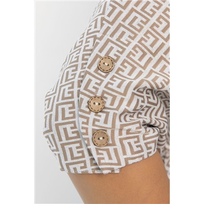 Джемпер трикотажный Вэнсдей (бежевый) Б14485-4М