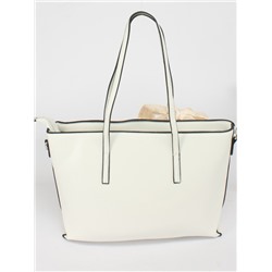 Сумка женская искусственная кожа Ch&K-6833,  1отд+карм/перег,  плечевой ремень,  белый 254516