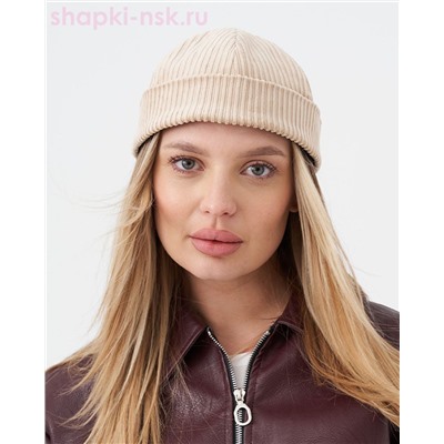 Докер вельвет на тр.подкл. Шапка (56-58)