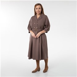 Платье, текстиль, бежевый