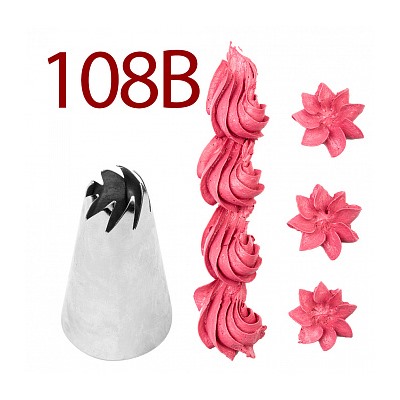 Насадка кондитерская №108B