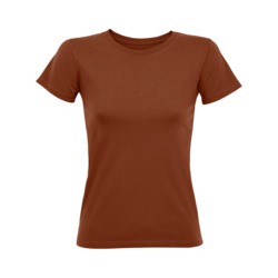 Футболка женская Regent Fit Women, коричневая (терракотовая)
