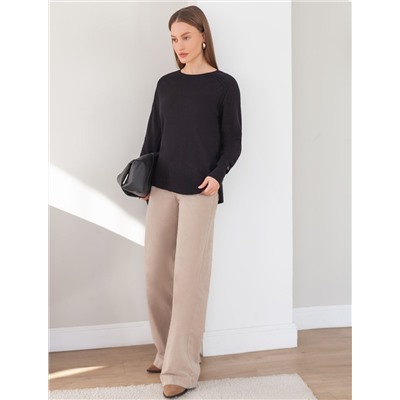 Джемпер тонкой вязки из хлопка с кашемиром