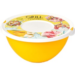 Миска с крышкой 2,0л с декором