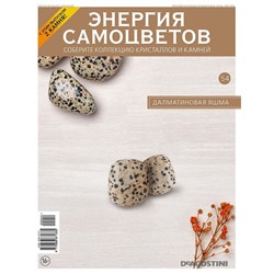 Журнал № 054 Минералы. Энергия самоцветов (Далматиновая яшма. 2 камня)