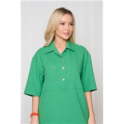 Платье зелёное в стиле Casual