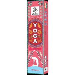Chakra Yoga UTRASANA Natural Sticks, Zed Black (Чакра Йога УТРАСАНА натуральные благовония палочки, Зед Блэк), уп. 15 г.