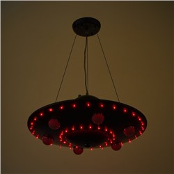 Люстра 6086 "Летающая тарелка" 6LEDх5вт 51х51х70 см