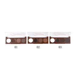 Тени для век и бровей 1822 Perfect Brows 4цвета (2воска+2теней)  т.03 Farres