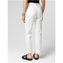 Прямые джинсы из эластичного денима