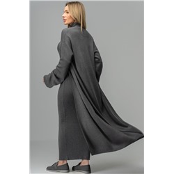 Женский вязаный комплект платье с кардиганом Happyfox