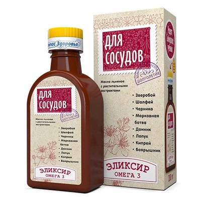 Эликсир "Для сосудов", 200мл К 0363