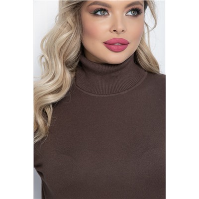 Водолазка Зимняя история (шоколад) Б14535-20М