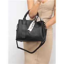 Сумка женская искусственная кожа XHD-3944,  3отд,  плеч/ремень,  черный 257006