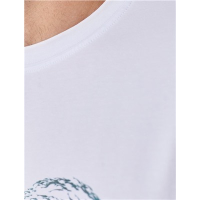 Футболка из премиального хлопка с авторским принтом