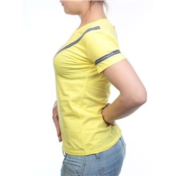 161-1 Футболка женская (95% хлопок, 5% спандекс) размер свободный 42-44