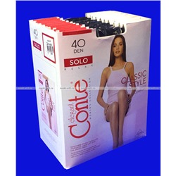 Капроновые колготки женские Conte SOLO 40 черные