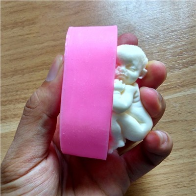 Силиконовый молд 3D «Спящий младенец»