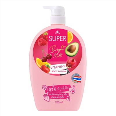 Super BRIGHT MULTI Vitamins Body Lotion, AR (Супер БРАЙТ МУЛЬТИ ВИТАМИНЫ лосьон для тела), 700 мл.