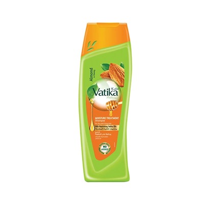 Vatika ALMOND AND HONEY Moisture Treatment Shampoo, Dabur (Ватика МИНДАЛЬ И МЕД Шампунь УВЛАЖНЯЮЩИЙ для сухих, вьющихся и жестких волос, Дабур), 200 мл.