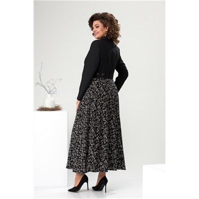 Romanovich Style 1-2468 черный/зигзаг, Платье