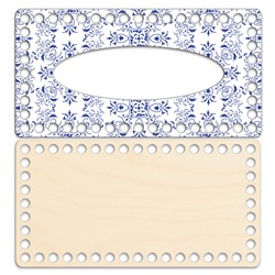Салфетница 12 х 23 см. Фарфор