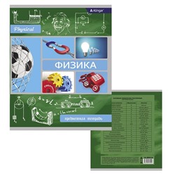 Тетрадь Предмет клетка  ФИЗИКА 36 л (вып,по 2шт.) /ПАЛИТРА ЗНАНИЙ AL8891/4