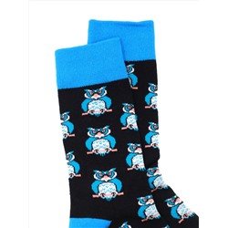 Носки р.35-40 Синие Совы