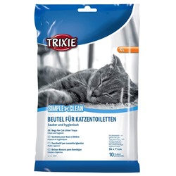 Пакеты уборочные для кошачьих туалетов XL, 56*71см (10шт) 4051АГ