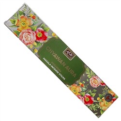 CHYAWAN AURA Premium Masala Incense Sticks, Ayur Plus (ЧЬЯВАН АУРА, ароматические масала палочки премиум-класса, Аюр Плюс), 18 г.