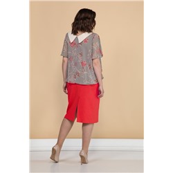 ALEZA 1028 красный, Платье