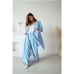 AURA of the day 9102 голубой, Брюки,  Жакет